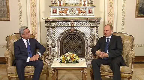 Президенты России и Армении обсуждают в Москве сотрудничество в экономике