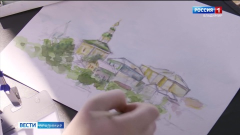 550 юных художников съехались во Владимир на Международный пленэр