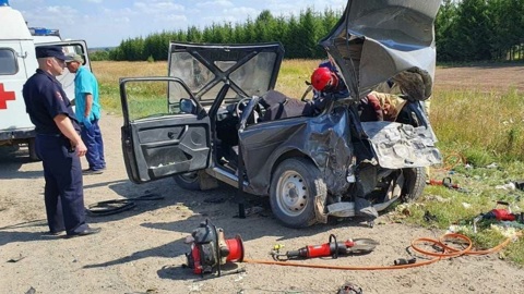 Два человека погибли и двое пострадали в ДТП на трассе в Удмуртии