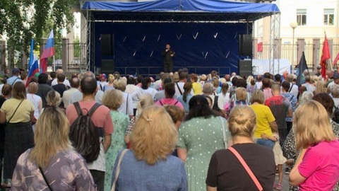 Патриотический концерт в поддержку спецоперации на Украине прошел в Архангельске