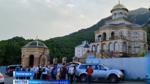 На высоте 1400 метров провели молебен в Кавминводах