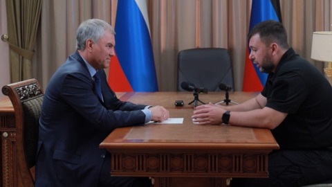 Вячеслав Володин и депутаты Госдумы посетили с рабочей поездкой ДНР