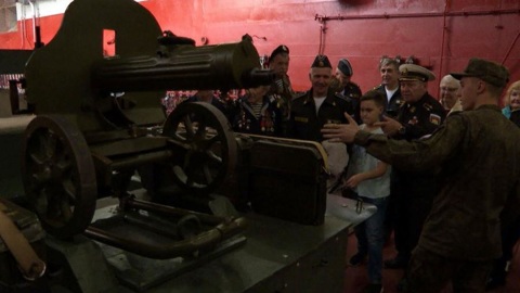 Интерактивную экспозицию "Сила в правде" посетили ветераны Северного флота