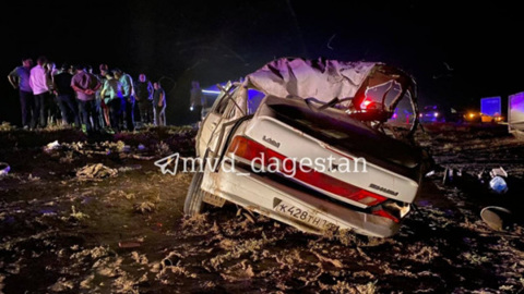 Пять человек из Ставропольского края погибли в страшной аварии в Дагестане