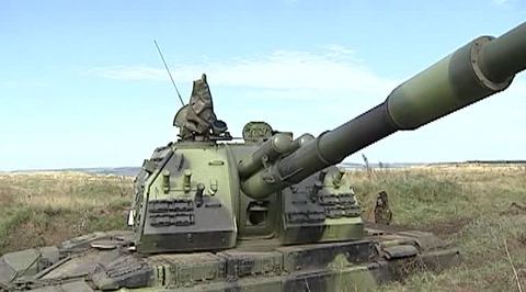 На учениях артиллерии под Оренбургом - почти как в тире