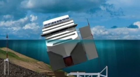 Costa Concordia поднимут из воды за миллиард долларов