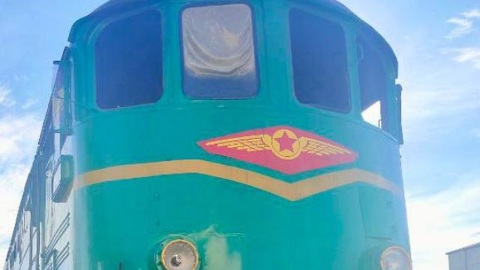 В Бурятии горел тепловоз-памятник