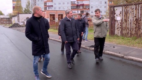 В Архангельске продолжается ремонт внутридворовых проездов