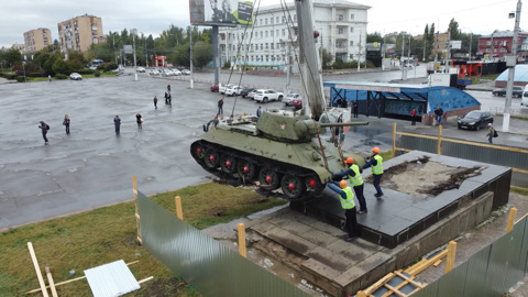 В Волгограде началась реконструкция легендарного танка Т-34