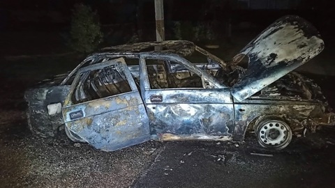 В Волгоградской области собутыльники сожгли несколько машин