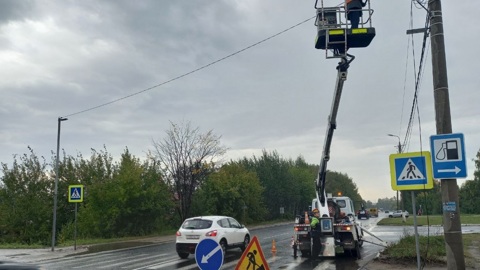 У скульптуры "Хлеб-соль" в Йошкар-Оле на пешеходном переходе появится дополнительное освещение
