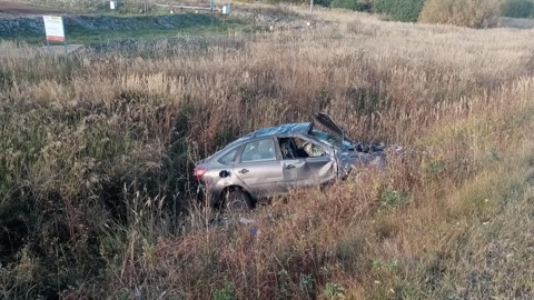 Водитель "Лады Гранты " погиб в ДТП в Каракулинском районе Удмуртии
