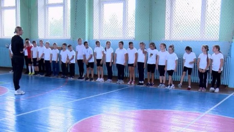 В Котласе началась реализация проекта Российского футбольного союза "Футбол в школе"