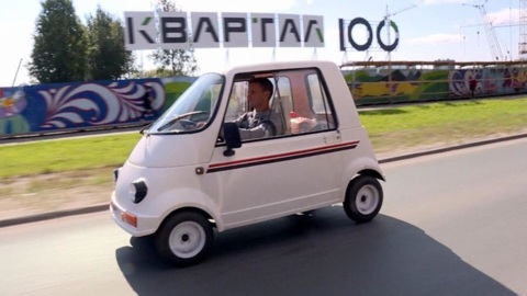 На улицах Северодвинска был замечен необычный автомобиль