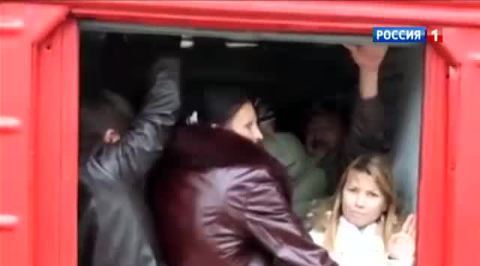 Строительство новых путей вызвало давку