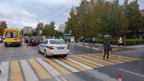 В Новочебоксарске автоледи сбила ребенка на "зебре"
