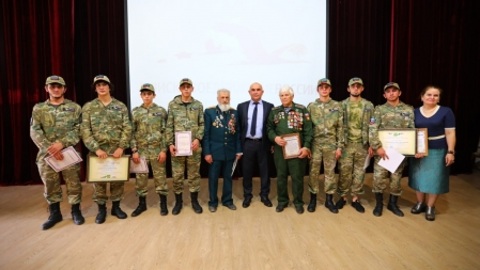 Встреча с участниками поискового отряда "Кавказ" прошла в Хасавюрте