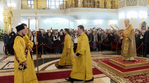 Патриарх Московский и всея Руси Кирилл освятил Михайло-Архангельский кафедральный собор