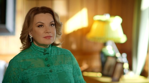 Солистка Мариинского театра Екатерина Семенчук и пианист Семен Скигин в Доме-музее Чайковского в Клину