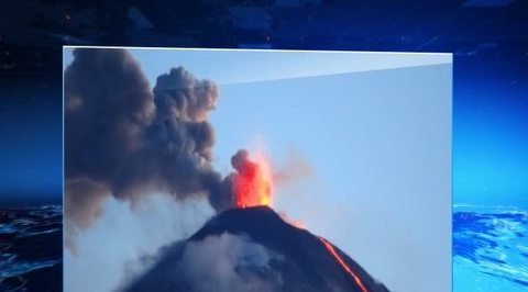 Камчатский поселок Ключи засыпало вулканическим пеплом