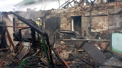 Два серьезных пожара за два дня произошли в ставропольском селе