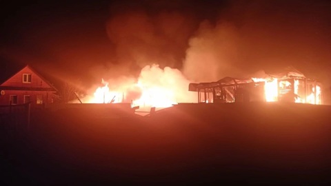 21 животное погибло во время пожара в Удмуртии