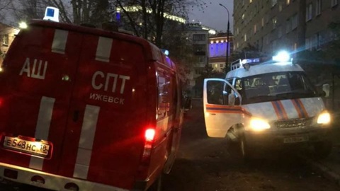 Хлопок газа стал причиной пожара на улице Воровского в Ижевске
