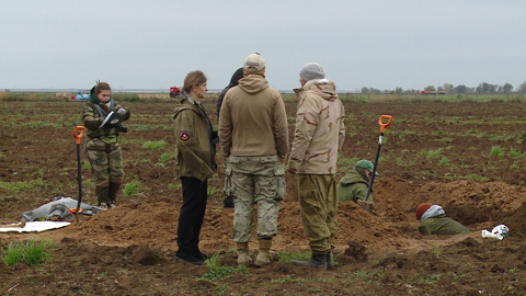 На волгоградской земле студенты со всей страны ищут погибших бойцов Сталинграда