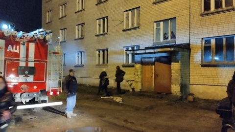 В общежитии в Олонце произошел пожар