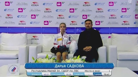 Второй среди юниоров на Всероссийских соревнованиях в Казани стала фигуристка из Марий Эл