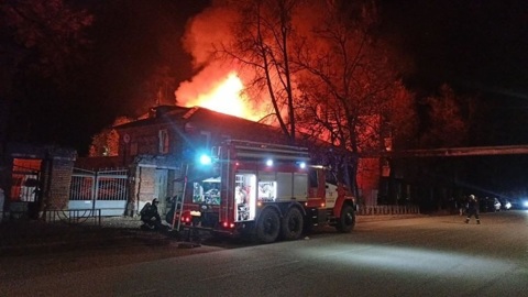 В Коврове сгорел жилой дом