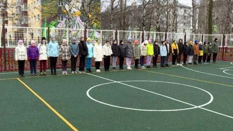 В Архангельске открыли новую спортплощадку
