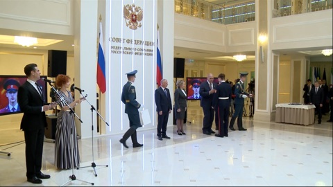 Медалью "За проявленное мужество" награжден волгоградский кадет в Москве