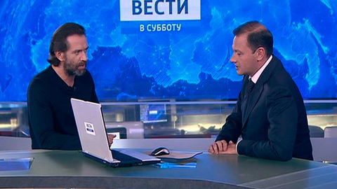 Владимир Машков в студии "Вести в субботу"