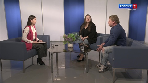"Утро Карелии". Организаторы фестиваля КВН Михаил Логинов и Кристина Ускова