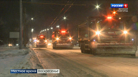 К уборке улиц Великого Новгорода приступил новый подрядчик