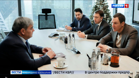 Глава КБР Казбек Коков встретился с гендиректором Российского экологического оператора Денисом Буцаевым