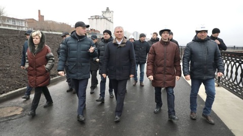 Саратовцы смогут прогуляться по новому участку набережной уже весной