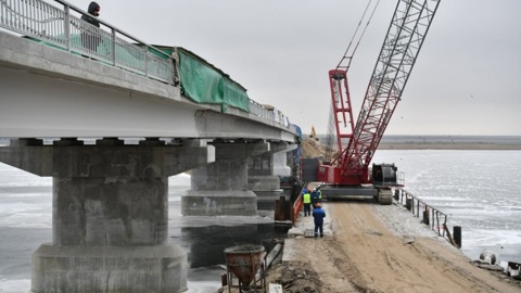 Движение по мосту через Малый Иргиз будет открыто в середине декабря