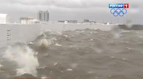 Во время шторма в Санкт-Петербурге вода поднялась на полтора метра