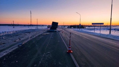 Водитель погиб в ДТП на автодороге Тюмень-Омск