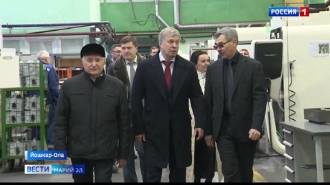 Республику Марий Эл посетил губернатор Ульяновской области Алексей Русских
