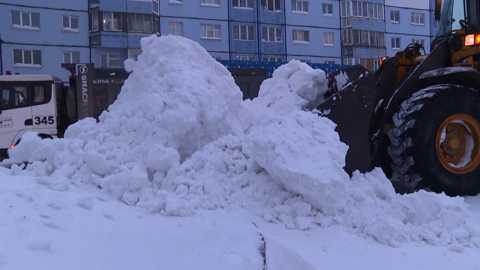 Норильск преодолевает последствия снегопада