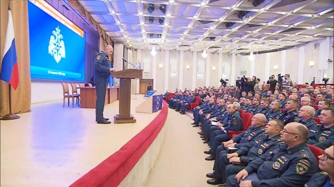 На коллегии МЧС при участии президента РФ обсудили задачи на 2023 год