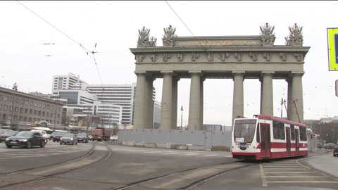 В Петербурге началась реставрация Московских триумфальных ворот