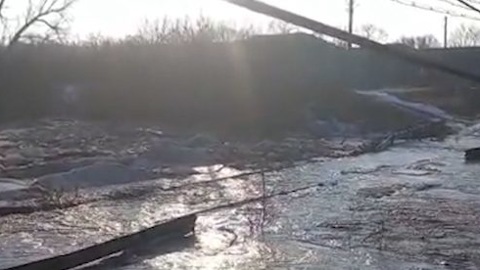 В Саратовской области начался паводок