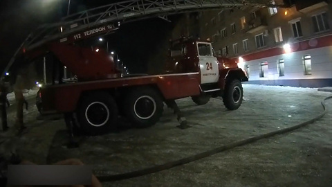 Оренбургские полицейские спасли людей из пожара
