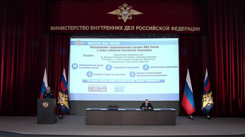 Колокольцев доложил об особенностях работы МВД в прошлом году