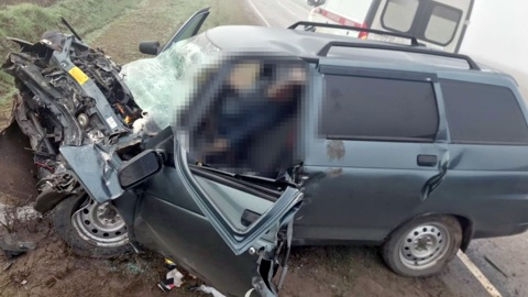 Появились кадры с места смертельной аварии в Волгоградской области