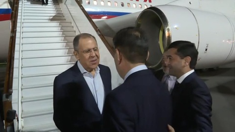 Лавров прибыл в Самарканд на министерскую конференцию стран-соседей Афганистана